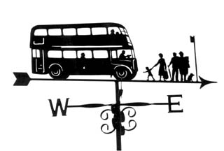 Bus stop weathervane